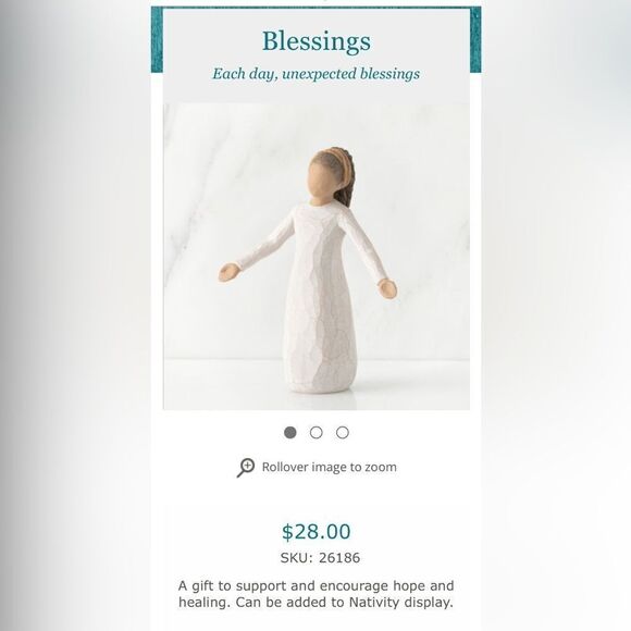 Willow Tree Blessings Figurine.  NEW in box - Picture 1 of 10